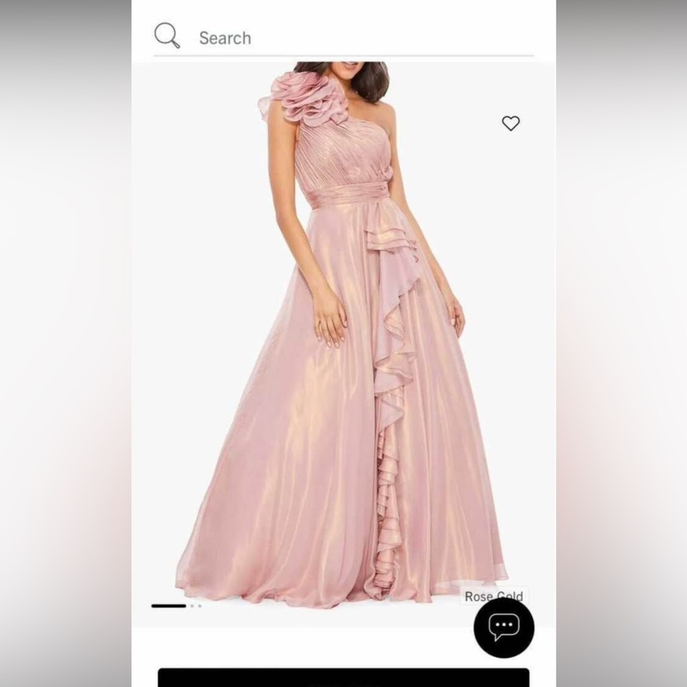 MacDuggal Chiffon irridescent pink